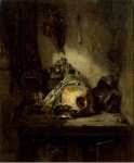 Rousseau Philippe Scene from La Fontaines Fable The Rat Who Retired from the World  - Hermitage